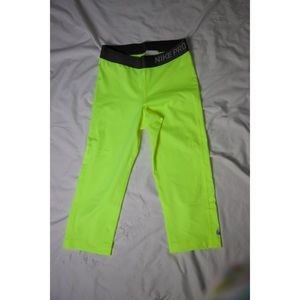 Nike Neon Capri Leggings